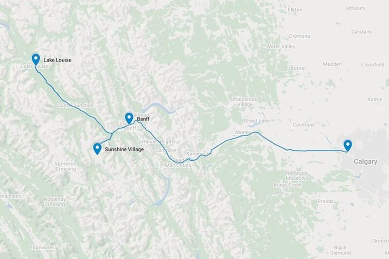 Between Banff & Calgary: a Smartphone Audio Driving Tour - Tour Features