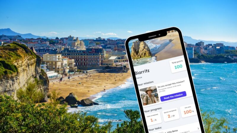 Biarritz: City Exploration Game & Tour on Your Phone - Key Points