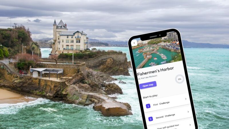 Biarritz: City Exploration Game & Tour on Your Phone - City-Discovery Activity on Your Phone
