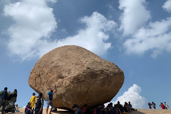 Bicycle Tour in Mahabalipuram With Transport From Chennai,Lunch & Guide - Marveling at Arjunas Penance