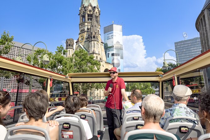 Big Bus Berlin Live Guided Panoramic Tour by Open Top Bus - Public Transportation Nearby