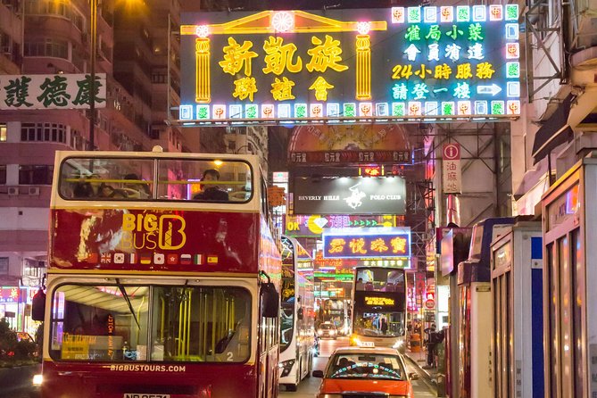Big Bus Hong Kong Open-Top Night Tour - Tour Duration and Schedule