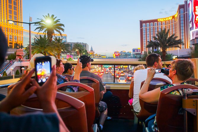 Big Bus Las Vegas: Sightseeing Night Tour by Open-top Bus - Tour Inclusions