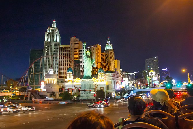 Big Bus Las Vegas: Sightseeing Night Tour by Open-top Bus - Tour Booking Information