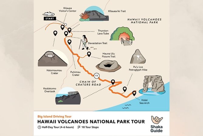 Big Island - Hawaii Volcanoes National Park Driving Tour - Audio Narration and Directions
