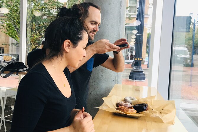 Bike Around Portland Oregon: Bridges, Neighborhoods, Poetry and Roses - Donut Shop Stop