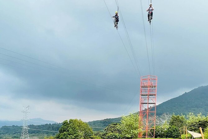 Bike Zipline, Cafe Albania Rainbow Slide and Wings Swing - Overview of the Tour