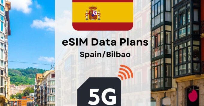 Bilbao: Esim Internet Data Plan for Spain 4g/5g - Pricing and Duration