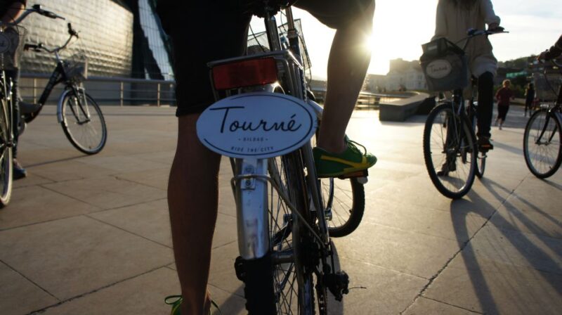 Bilbao: Guided Highlights Small Group E-Bike Tour - Admiring the Euskalduna Conference Center