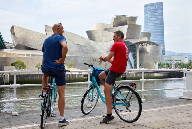 Bilbao: Guided Highlights Small Group E-Bike Tour - Marveling at the Guggenheim Museum