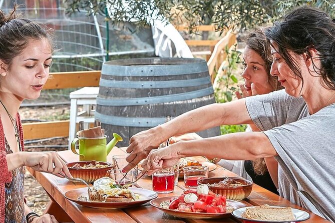 Bio Farm Private Olive Oil Tasting, Farm to Fork Meal & Temple of Poseidon Tour - Sample Menu