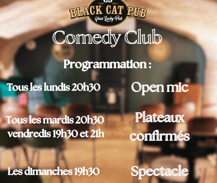 Black Cat Comedy Club - Show Schedule