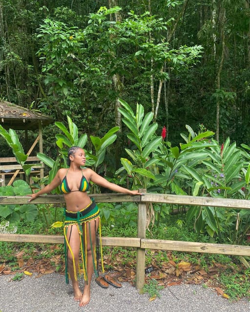 Black River Safari and Ys Falls Tour - Swimming at YS Falls