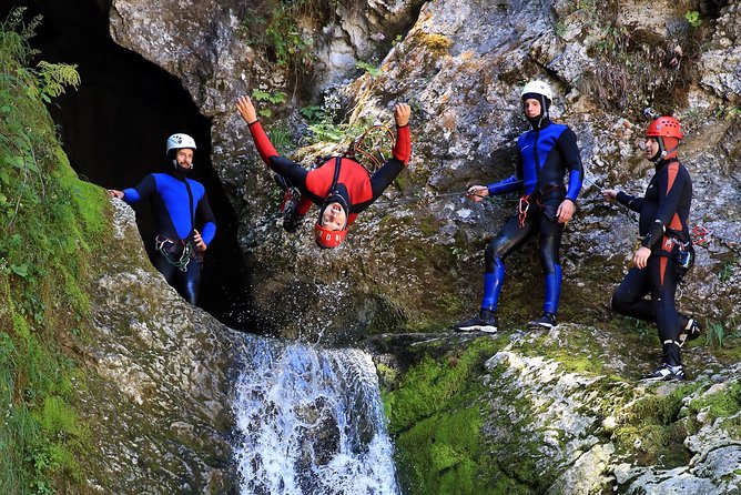 Bled and Bohinj Valley Canyoning With Hotel Pickup & Free Photos - Safety and Guidance