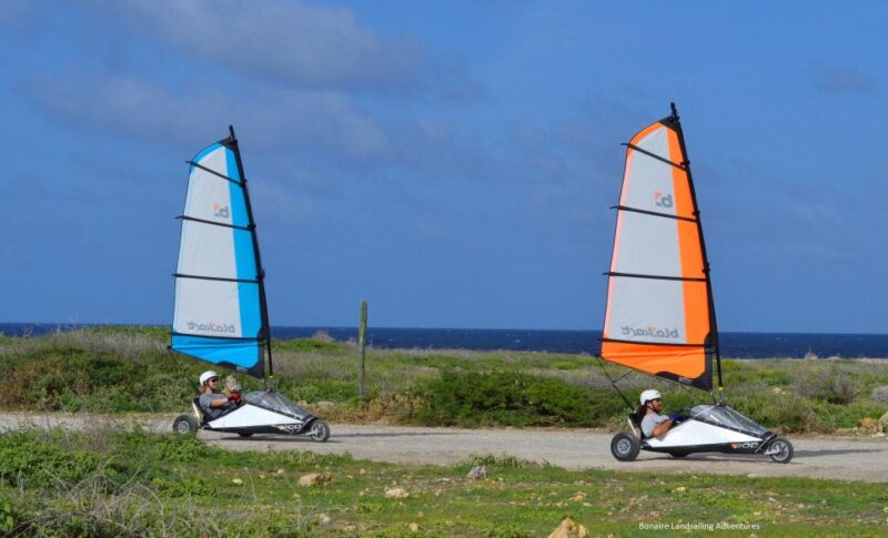 Blokart Landsailing on the Shores of the Caribbean Bonaire - Inclusions and Pickup