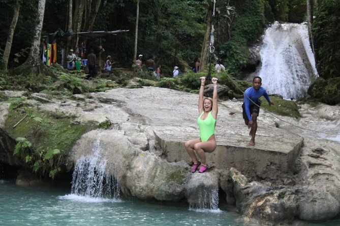 Blue Hole and Dunns River Adventurous and Hiking Waterfalls From Ocho Rios - Exploring Dunns River Falls
