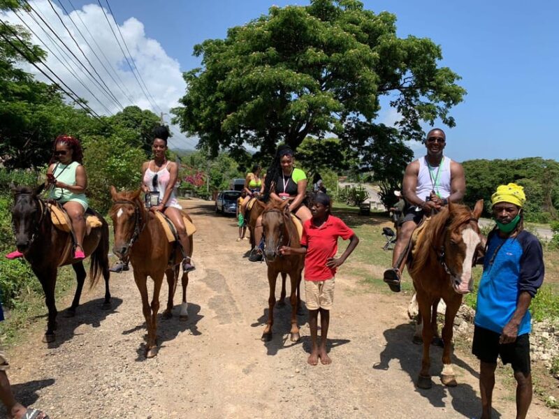 Blue Hole and Horseback Riding From Montego Bay - Key Points