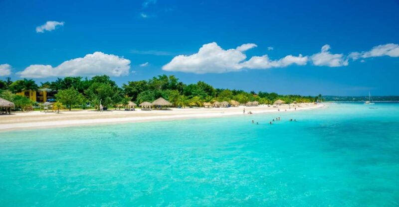 Blue Hole Mineral Spring, Rick's Cafe & 7 Miles Beach Tour - Key Points