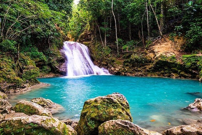 Blue Hole Secret Falls and Luminous Lagoon Private Tour - Tour Overview