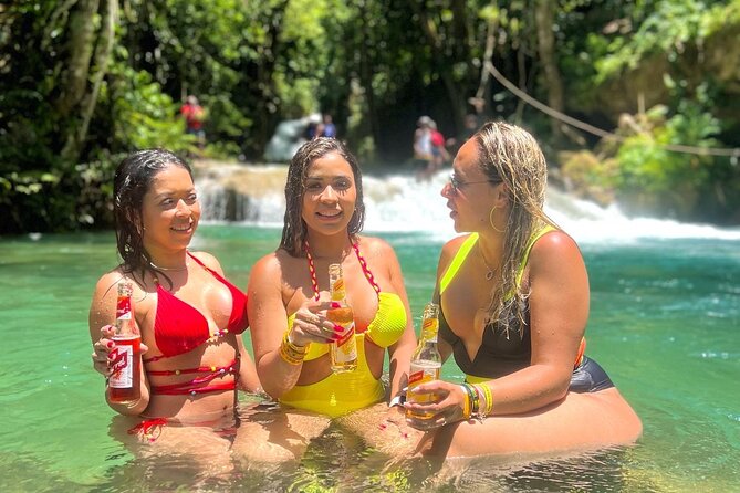 Blue Hole Secret Falls, White River Rafting, and River Tubing From Ocho Rios - Inclusions and Pickup