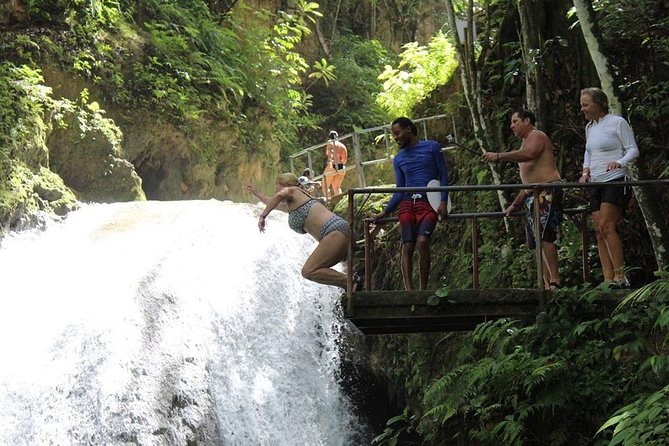 Blue Hole Waterfalls From Runaway Bay - Stunning Natural Beauty of Blue Hole