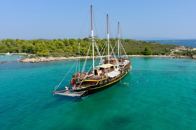 Blue Lagoon Cruise With the Pirates Boat From Halkidiki - Tour Highlights