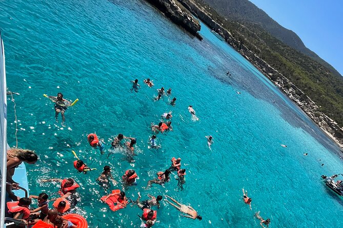 Blue Lagoon Trip With Slide, Music & Transfer From Paphos - Travelers and Group Size