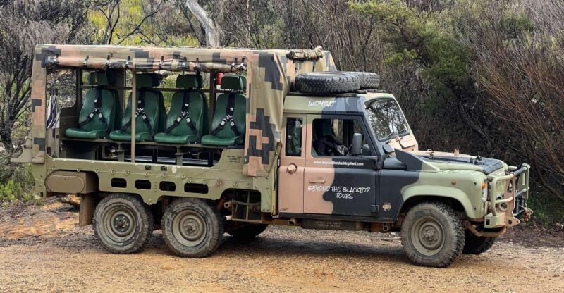 Blue Mountains 90 Minute Army Truck Adventures - Group Size and Language