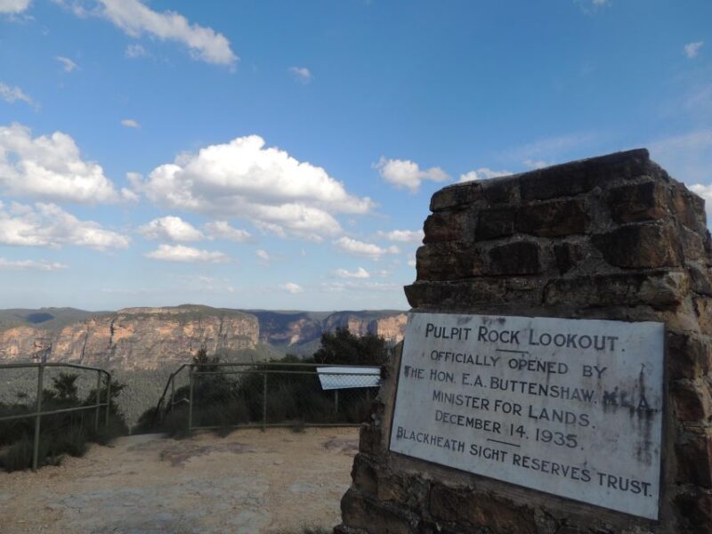 Blue Mountains: Inside a World Heritage National Park - Itinerary Overview