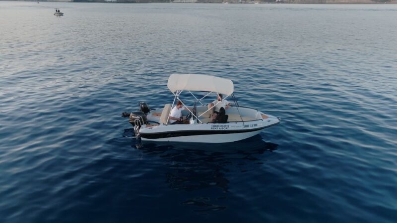 Boat Rental in Santorini-Without License-5 Hours or 10 Hours - Boat Tour Inclusions