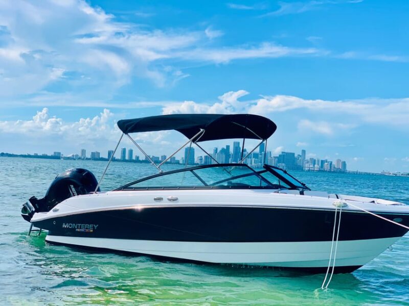 Boat Rental With Captain in Miami Beach - up to 6 People - Private Boat Cruise Experience