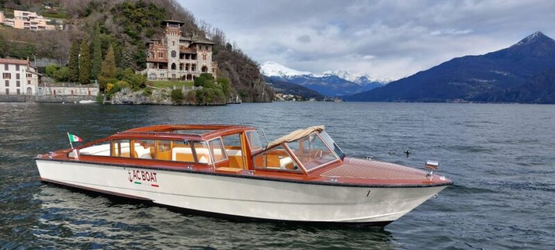 Boat Tour From Menaggio by Classic Venetian Limousine - Boat Specifications