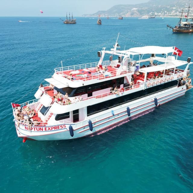 Boat Trip in Alanya With Unlimited Soft Drinks and Lunch - Onboard Buffet Lunch and Drinks