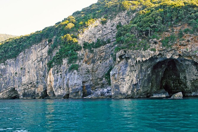 Boat Trip Sea Caves of Thetis - Swimming in Turquoise Waters