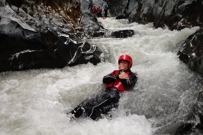 Bodyrafting Alcantara Gorges - Trekking, Swimming, and Scrambling