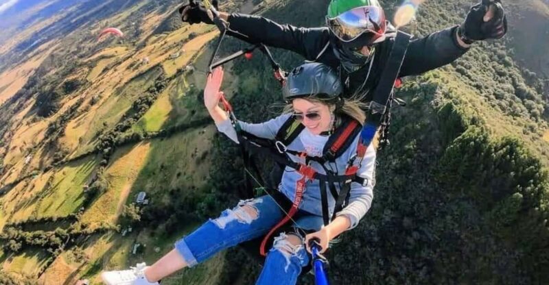 BOGOTA: Paragliding in Guatavita and Delicias at Alpinas Cabin - Itinerary