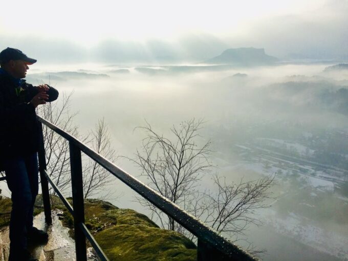 Bohemia & Saxon Switzerland Winter Day Tour From Prague - Exploring Bastei Bridge