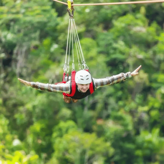 Bohol: Danao Adventure With the Plunge - Giant Swing Solo
