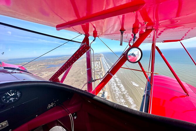 Bolivar Lighthouse Tour, Open Cockpit Biplane Ride - Spectacular Aerial Views