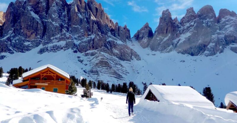 Bolzano Dolomites: Winter Hiking & Sledding Experience - Itinerary and Experience