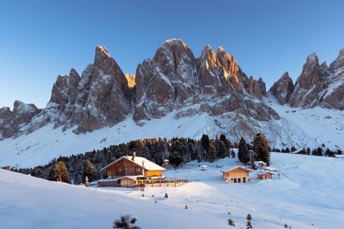 Bolzano Dolomites: Winter Hiking & Sledding Experience - Scenery and Activities