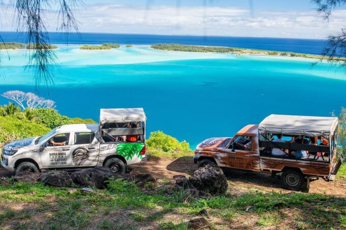 Bora Bora Combo SNORKELING & JEEP SAFARI Adventure Tour - Inclusive Lunch and Refreshments