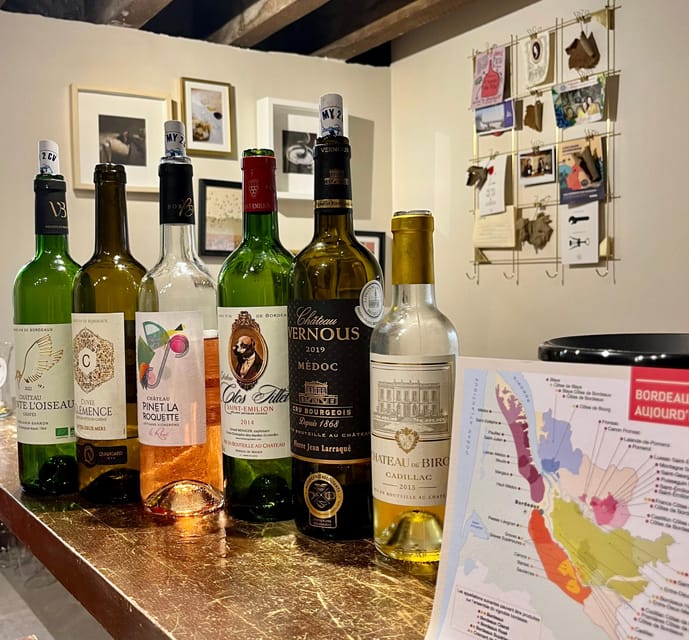 Bordeaux: Guided Bordeaux Wine Tasting Class With 6 Wines - Discover Bordeaux Terroirs and Grape Varieties