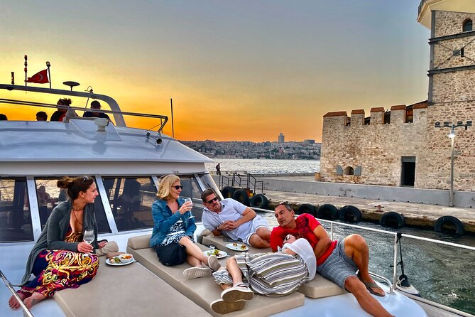 Bosphorus Sunset Yacht Cruise With Snacks and Live Guide - Accessibility