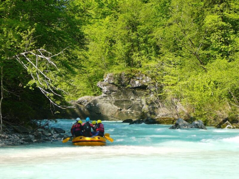Bovec: Full Day Rafting With A Picnic On Soča River - Rafting Route