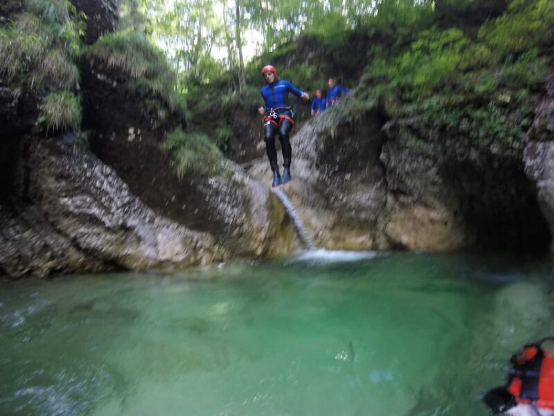 Bovec: Medium Difficulty Canyoning Tour in Fratarica + Photo - Canyon Experience