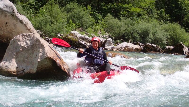 Bovec: Whitewater Kayaking on the SočA River / Small Groups - Instructor and Experience