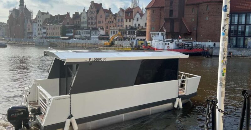 Brand New Tiny Water Bus on Motława River in Gdańsk - Experience and Duration