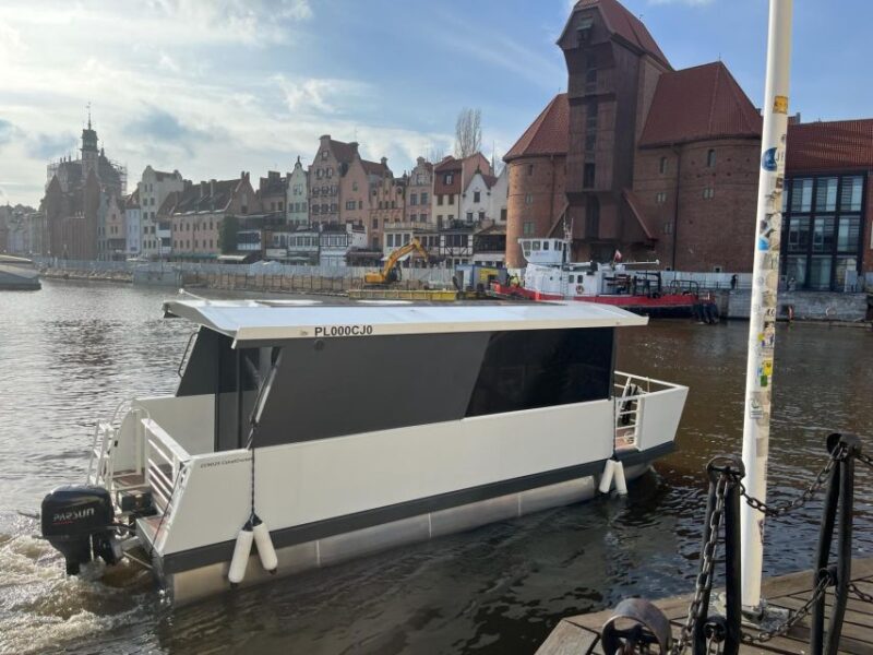 Brand New Tiny Water Bus on Motława River in Gdańsk - Itinerary Highlights