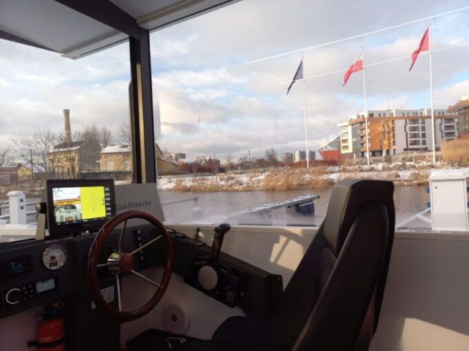Brand New Tiny Water Bus on Motława River in Gdańsk - Onboard Amenities